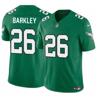 Youth Philadelphia Eagles #26 Saquon Barkley Green 2023 F.U.S.E Vapor Untouchable