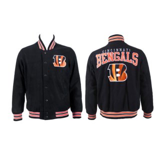 Cincinnati Bengals Black Stitched Jacket