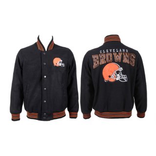 Cleveland Browns Black Stitched Jacket