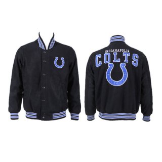 Indianapolis Colts Black Stitched Jacket