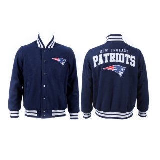 New England Patriots Navy Stitched Jacket