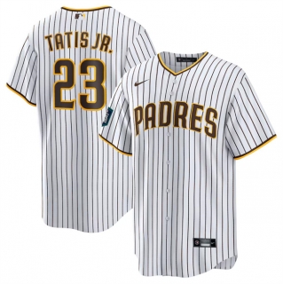 San Diego Padres #23 Fernando Tatis Jr. White 2024 World Tour Seoul Series Home