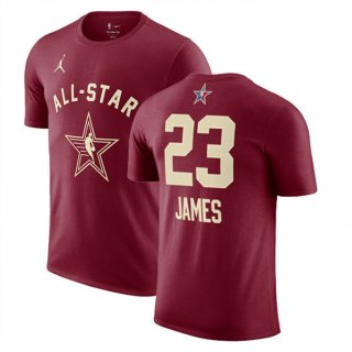 2024 All-Star #23 LeBron James Crimson T-Shirt