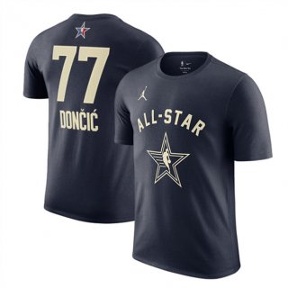 2024 All-Star #77 Luka Dončić Navy T-Shirt