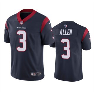 Houston Texans #3 Kyle Allen Navy Vapor Untouchable Limited Stitched Jersey