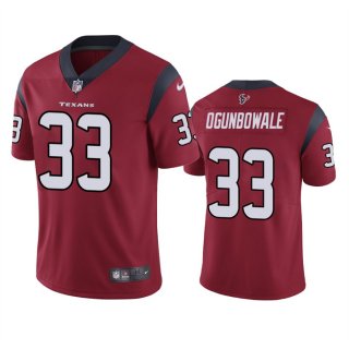 Houston Texans #33 Dare Ogunbowale Red Vapor Untouchable Limited Stitched