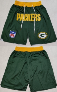 Green Bay Packers Green Shorts (Run Small)