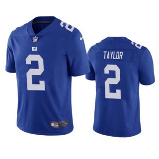 New York Giants #2 Tyrod Taylor Royal Vapor Untouchable Limited Stitched Jersey
