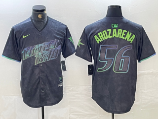 Tampa Bay Rays ACTIVE PLAYER Custom Charcoal 2024 City Connect Limited Stitched
