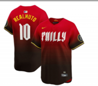 Philadelphia Phillies #10 red city jersey