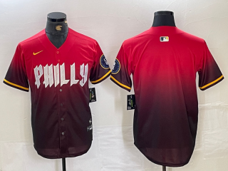 Philadelphia Phillies blank red city jersey