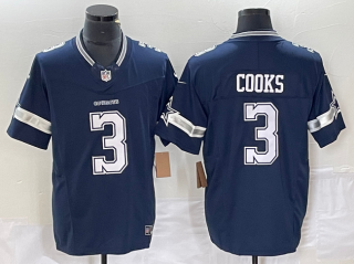Dallas Cowboys #3 Brandin Cooks Navy 2023 F.U.S.E. Limited Stitched Football