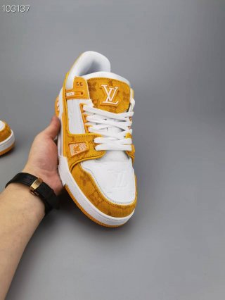Lv yellow shoes
