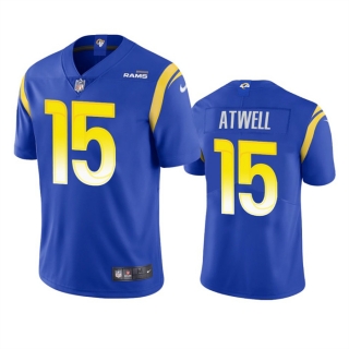 Los Angeles Rams #15 Tutu Atwell Royal Vapor Untouchable Limited Stitched