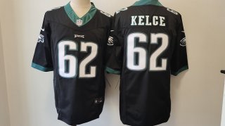Philadelphia Eagles #62 Jason Kelce Black 2023 F.U.S.E. Vapor Untouchable Limited