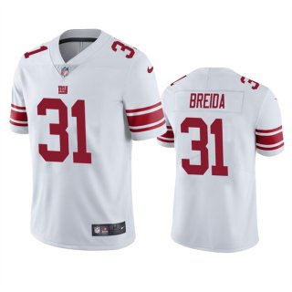 New York Giants #31 Matt Breida White Vapor Untouchable Limited Stitched Jersey