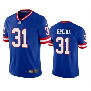New York Giants #31 Matt Breida Royal Classic Vapor Limited Stitched Jersey