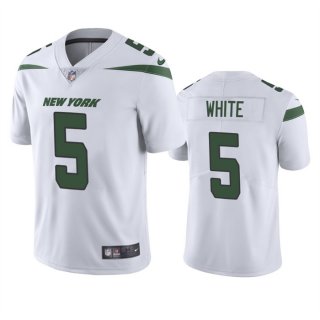 New York Jets #5 Mike White White Vapor Untouchable Limited Stitched Jersey