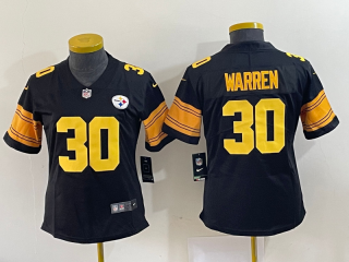 Pittsburgh Steelers #30 Black women jersey