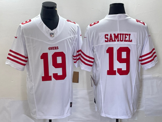 San Francisco 49ers #19 Deebo Samuel white 2023 F.U.S.E. Vapor Untouchable