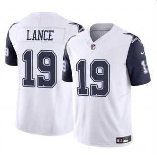 Dallas Cowboys #19 Trey Lance White 2023 F.U.S.E Vapor Untouchable Limited Football