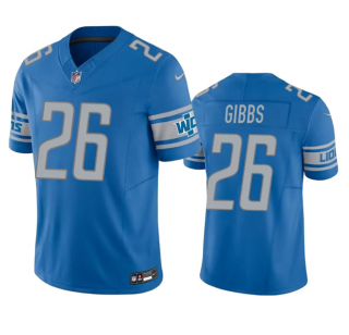 Detroit Lions #26 Jahmyr Gibbs Blue 2023 F.U.S.E. Vapor Untouchable Limited Stitched