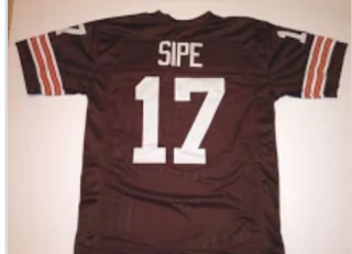 Cleveland Browns #17Brian Sipe brown jersey