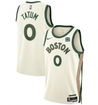 Boston Celtics #0 Jayson Tatum White 2023-24 City Edition Stitched Basketball Jersey