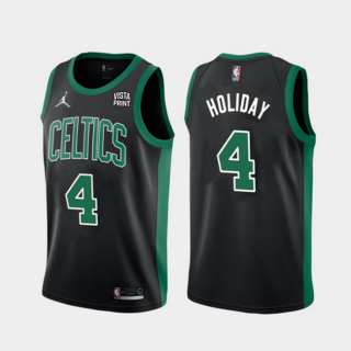 Boston Celtics #4 Jrue Holiday Black 2023 Statement Edition Stitched Basketball