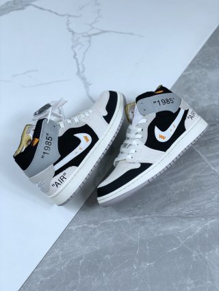 Air Jordan I Mid 'White and Phantom