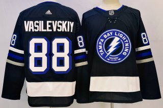 Tampa Bay Lightning #88 Andrei Vasilevskiy Black Alternate Premier Breakaway Stitched