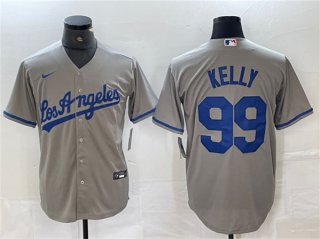 Los Angeles Dodgers #99 Joe Kelly Gray 2024 Cool Base Limited Stitched Baseball Jersey