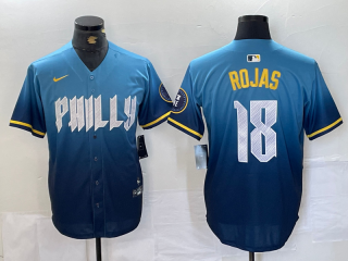 Philadelphia Phillies #18 2024 blue city jersey