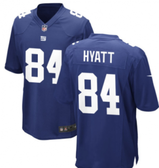 new york giants #84 hyatt blue jersey