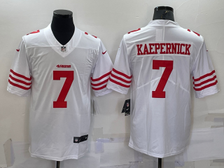 49ers-7-Colin-Kaepernick-White 2022 new vapor limited jersey