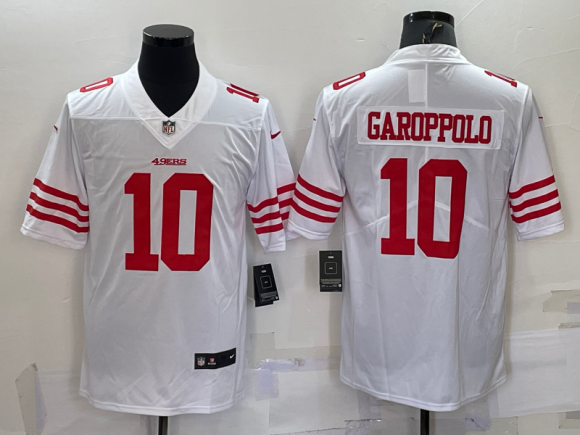 San Francisco 49ers #10 Jimmy Garoppolo 2022 New White Vapor Untouchable