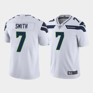Seattle Seahawks #7 Geno Smith White Vapor Untouchable Limited Stitched