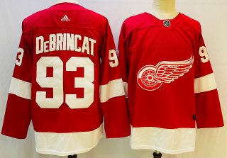 Detroit Red Wings #93 Alex DeBrincat Red Stitched Jersey