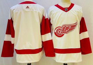 Detroit Red Wings Blank White Stitched Jersey