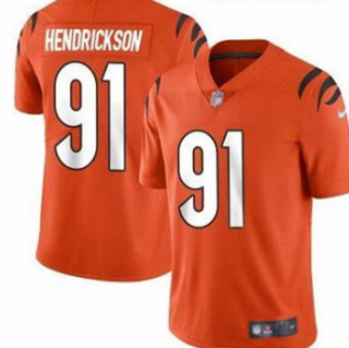 Cincinnati Bengals #91 Trey Hendrickson orange Jersey