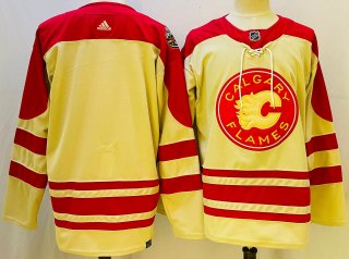 Calgary Flames Blank 2023 Cream Classic Primegreen Stitched Jersey