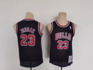 Chicago Bulls #23 Michael Jordan black youth jersey