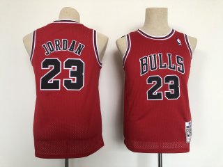 Chicago Bulls #23 Michael Jordan red youth jersey