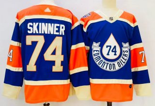 Edmonton Oilers #74 Stuart Skinner 2023 Royal Heritage Classic Primegreen