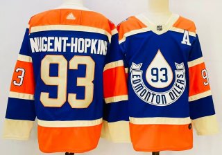 Edmonton Oilers #93 Ryan Nugent-Hopkins 2023 Royal Heritage Classic Primegreen