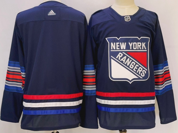 New York Rangers Blank Navy Stitched Jersey