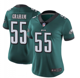 Women's Philadelphia Eagles #55 Brandon Graham Green Vapor Untouchable Limited