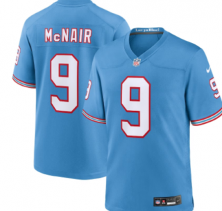 Tennessee titans #9 Steve McNair light jersey