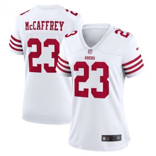 NFL San Francisco 49ers #23 Christian McCaffrey White Vapor Untouchable