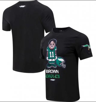 A.J. Brown Philadelphia Eagles Pro Standard Player Avatar Graphic T-Shirt - Black